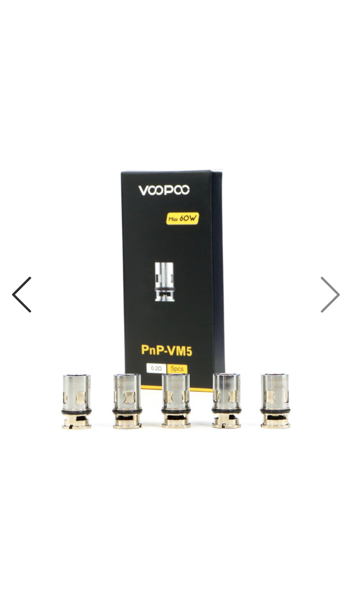 Résistances PnP 5pcs – Voopoo