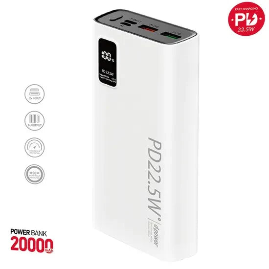 Batterie Externe d-power 20000mAh PD 22.5W
